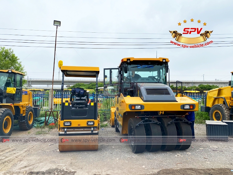 Rubber wheel roller - Front Side